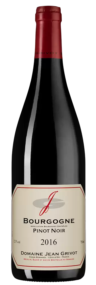 Вино Bourgogne Pinot Noir Domaine Jean Grivot 2016 г. 0.75 л