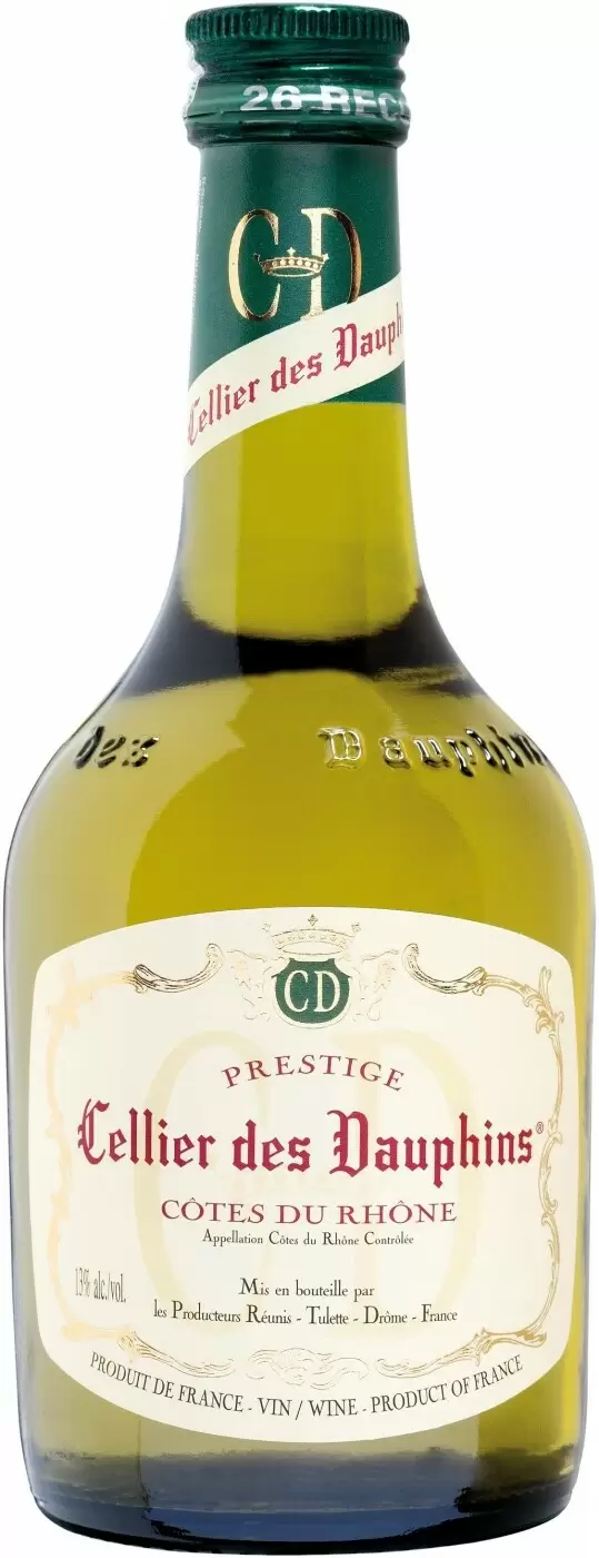 Вино Cellier des Dauphins Prestige Blanc Cotes du Rhone AOC 0.25 л