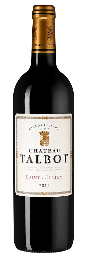 Вино Chateau Talbot 2015 г. 0.75 л