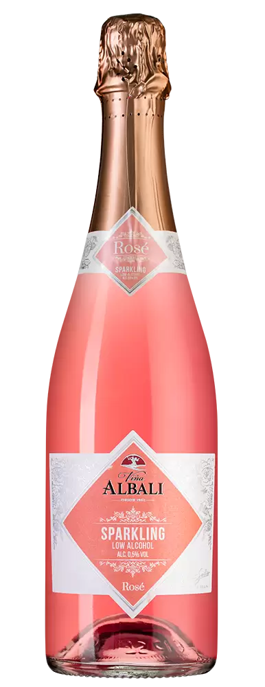 Игристое вино безалкогольное Vina Albali Rose 2019 г. 0.75 л