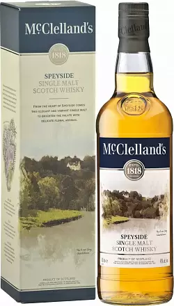Виски McClelland's Speyside 0.7 л Gift Box