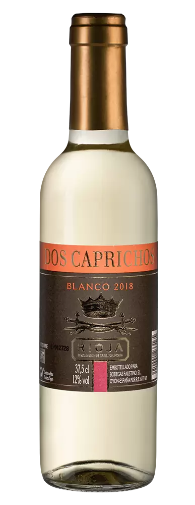 Вино Dos Caprichos Blanco Bodegas Faustino 2018 г. 0.375 л