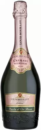 Игристое вино Louis Bouillot Cremant de Bourgogne Perle d'Or Rose 2015 г. 0.75 л