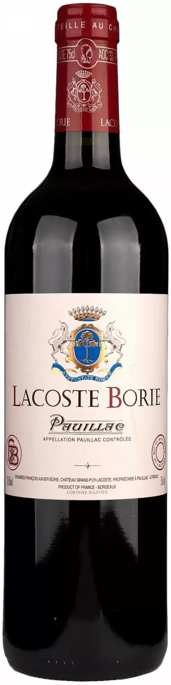 Вино Lacoste-Borie 2016 г. 0.375 л