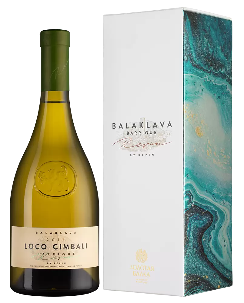 Вино Балаклава Локо Чимбали Блан 2017 г. 0.75 л Gift Box