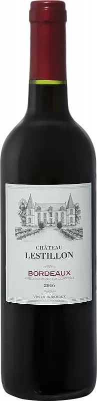 Вино Chateau Lestillon Bordeaux 2018 г. 0.75 л