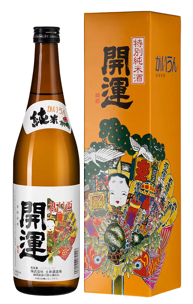 Саке Kaiun Tokubetsu Junmai 0.72 л Gift Box