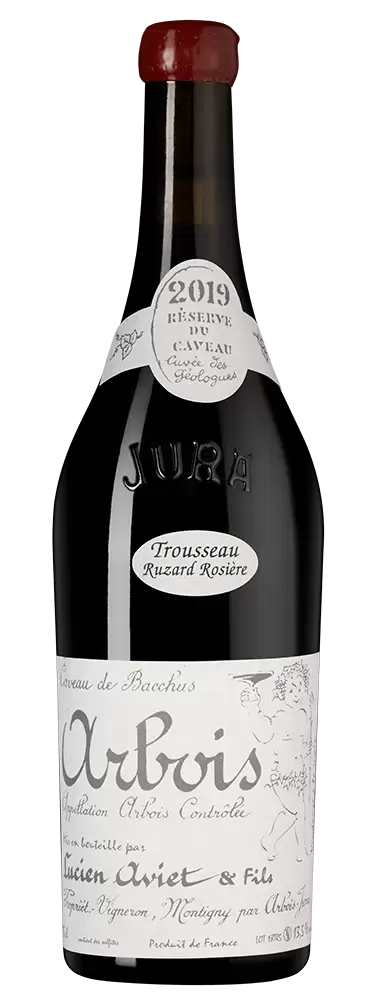 Arbois Rouge Trousseau Ruzard Caves de Bacchus Lucien Aviet et Fils