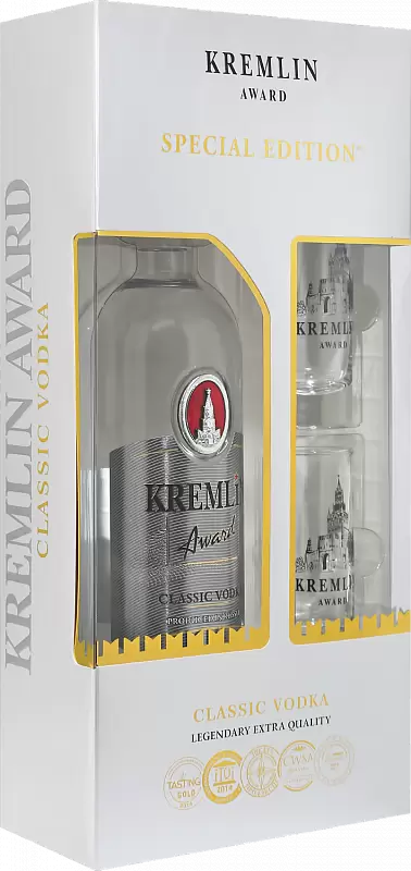 Водка Кремлин Эворд Классик 0.7 л Gift Box