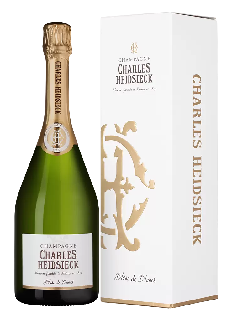 Шампанское Blanc de Blancs BrutCharles Heidsieck 0.75 л в подарочной упаковке