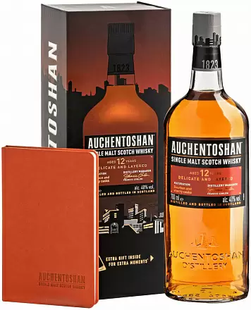 Виски Auchentoshan 12 Years Old 1 Diary 0.7 л Gift Box