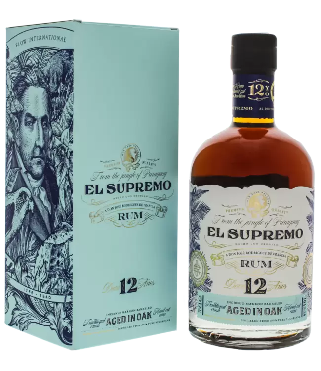 Ром El Supremo 12 Years Old 0.7 л в подарочной упаковке