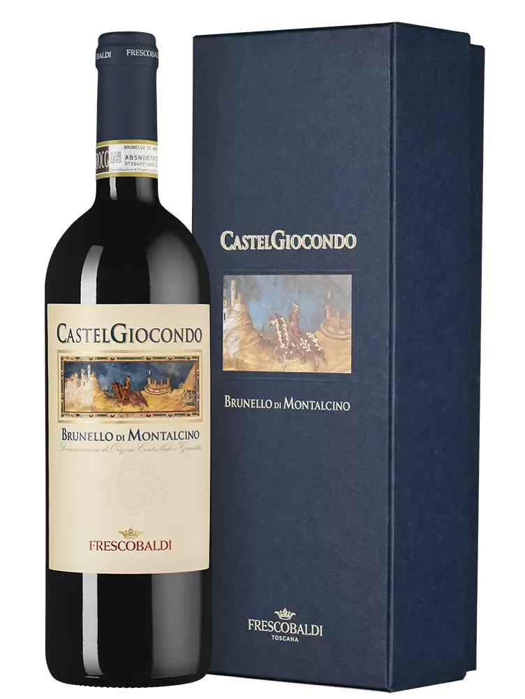 Вино Brunello di Montalcino Castelgiocondo Frescobaldi 0.75 л в подарочной упаковке