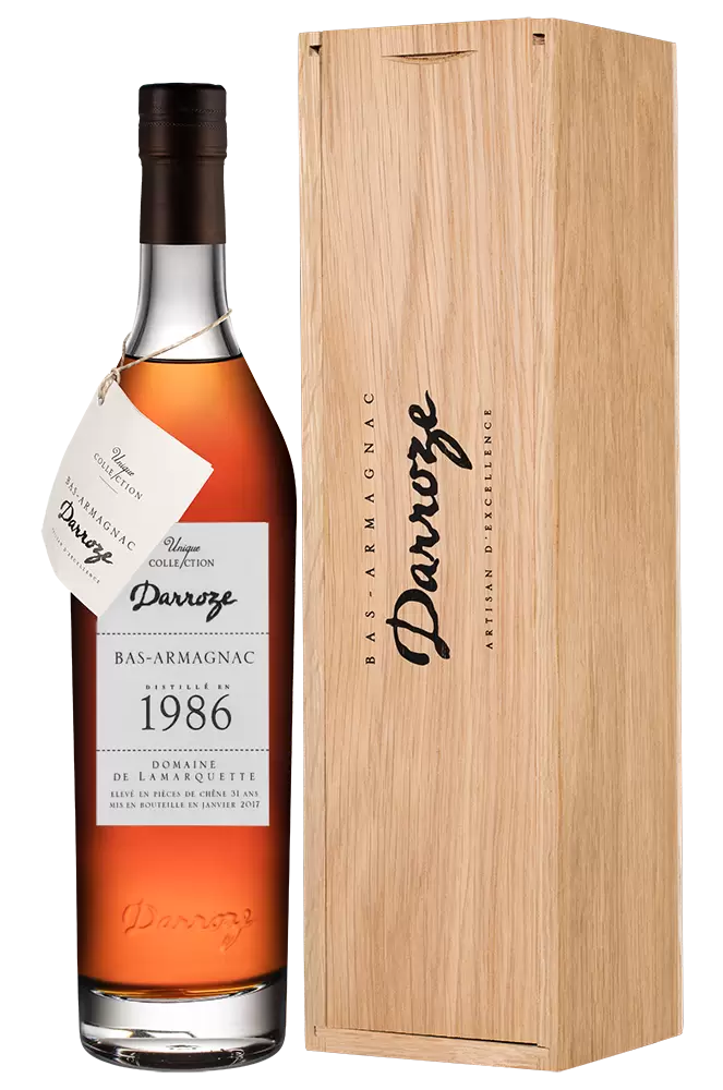 Арманьяк Darroze Unique Collection Domaine de Petit Lassis a Lagrange 1986 г. 0.7 л Gift Box
