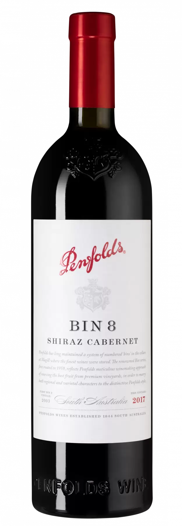 Вино Penfolds Bin 8 Cabernet Shiraz 2017 г. 0.75 л
