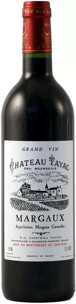 Вино Chateau Tayac Cru Bourgeois Margaux 2016 г. 0.75 л