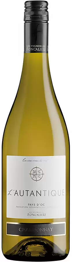 Вино Foncalieu L'Autantique Chardonnay Pays d'Oc 0.75 л