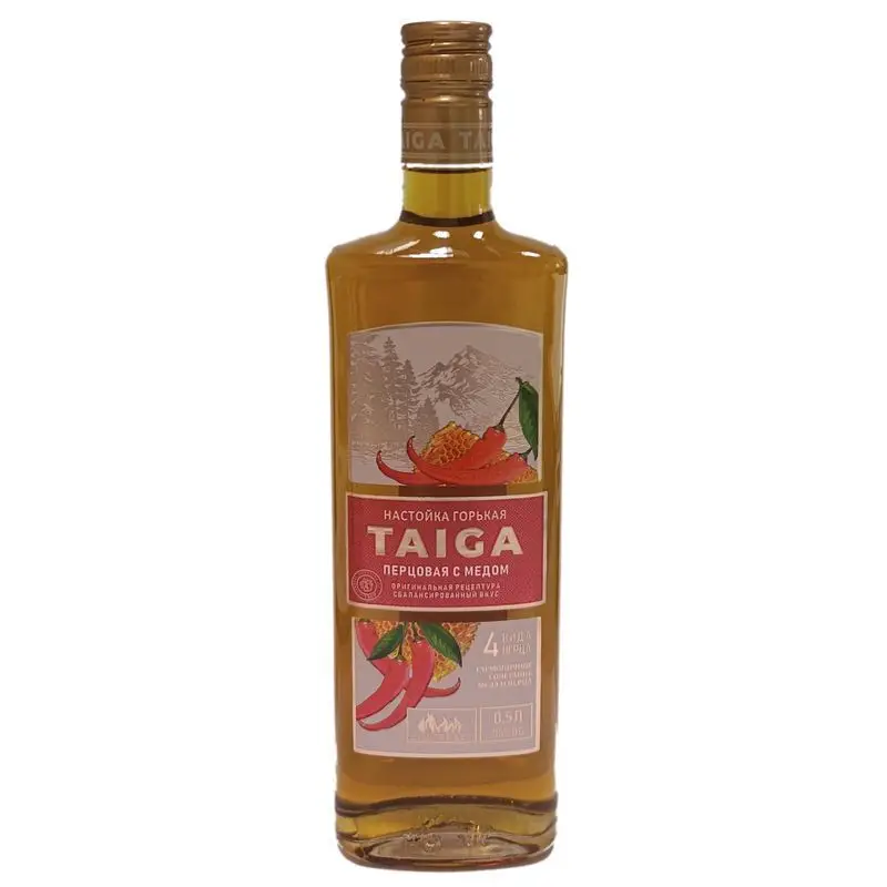 Настойка Taiga Percovaya s Medom Bitter 0.5 л