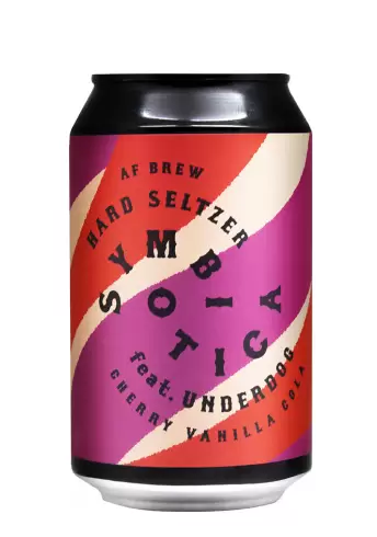 Пиво AF Brew Hard Seltzer Cherry Vanilla Cola Feat Can 0.33 л