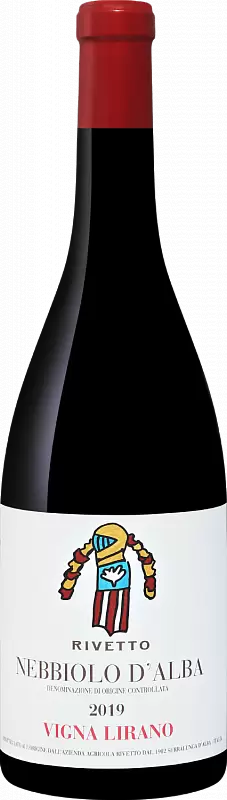 Вино Rivetto Nebbiolo d'Alba DOC Vigna Lirano Biodynamic 2019 г. 0.75 л