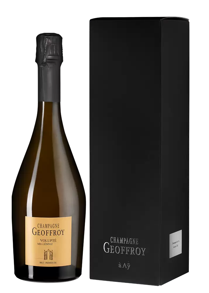 Шампанское Geoffroy Volupte Brut Premier Cru 2014 г. 0.75 л Gift Box
