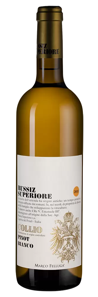 Вино Collio Pinot Bianco 2019 г. 0.75 л