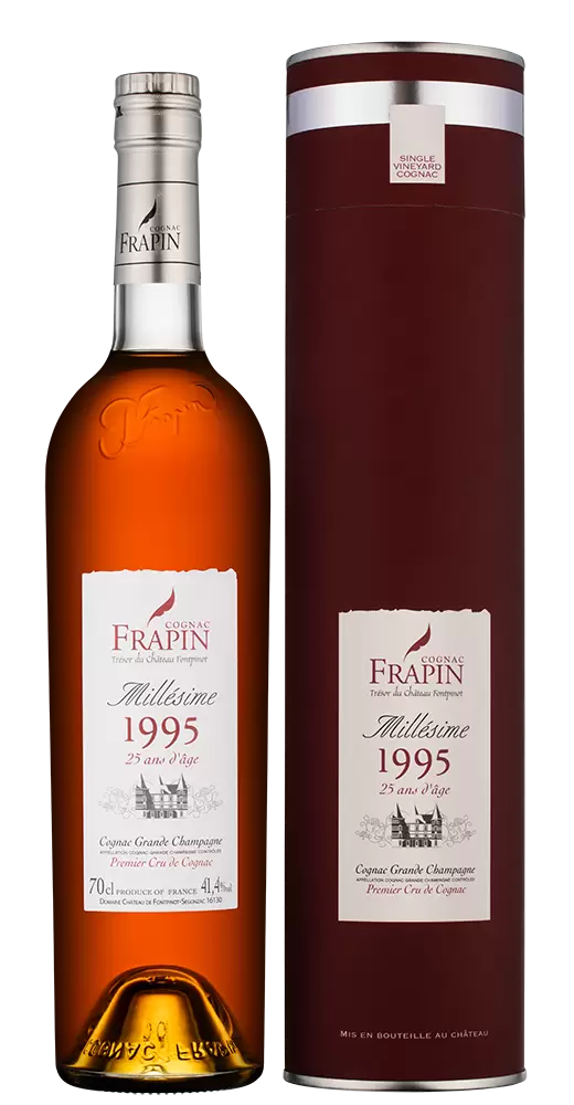 Коньяк Domaine Chateau de Fontpinot 25 Y.O. Grande Champagne Premier Grand Cru 1995 г. 0.7 л Gift Box