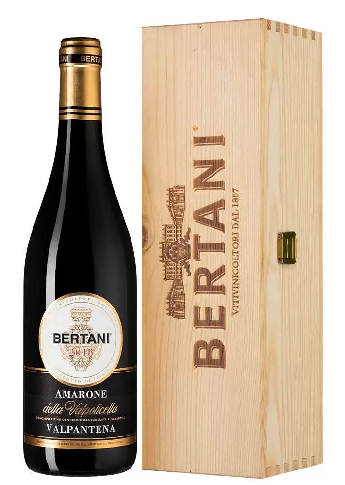 Вино Amarone della Valpolicella Valpantena 2018 г. 0.75 л Gift Box
