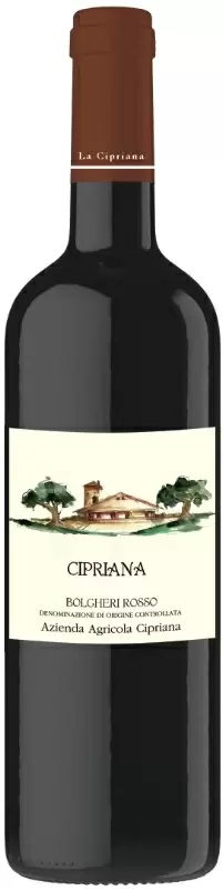 Вино Bolgheri Rosso Cipriana 0.75 л