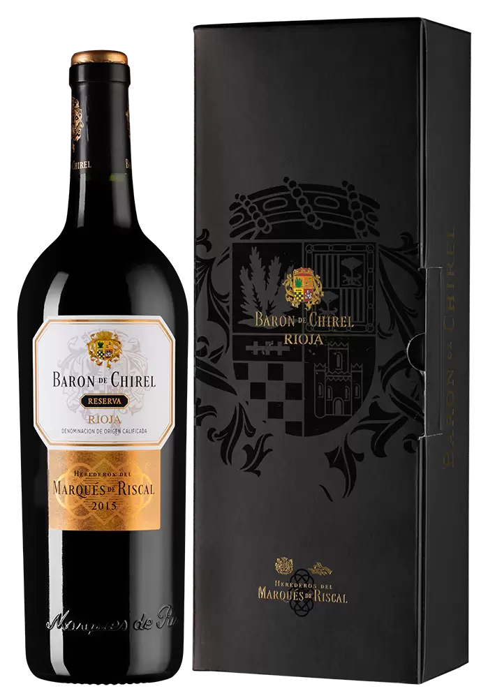 Вино Baron de Chirel Reserva 2015 г. 0.75 л Gift Box