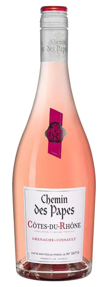 Вино Chemin des Papes Cotes du Rhone Rose 2020 г. 0.75 л