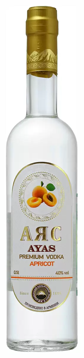 Водка Ayas Apricot Vodka 0.5 л