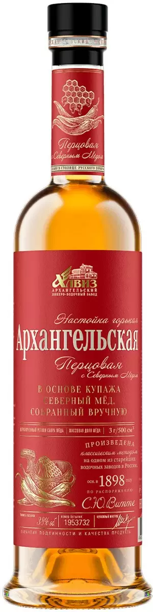 Ликер Архангельская Перцовая с Северным Медом 0.5 л