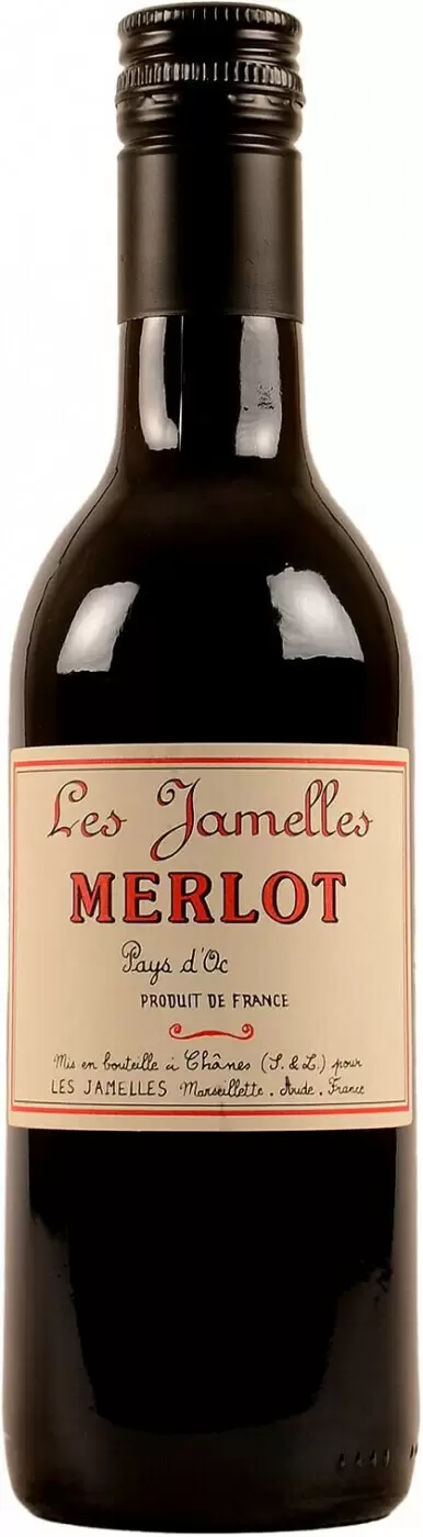 Вино Les Jamelles Merlot Pays d'Oc IGP 0.25 л