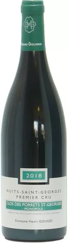 Вино Nuits-Saint-Georges Premier Cru Clos des Porrets Saint-Georges 2018 г. 0.75 л