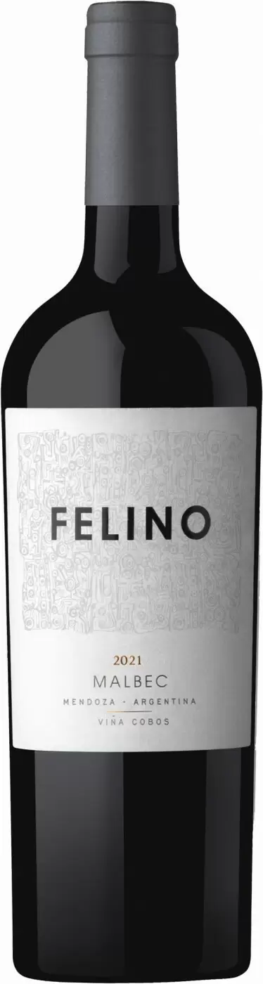 Вино Vina Cobos Felino Malbec 2021 г. 0.75 л