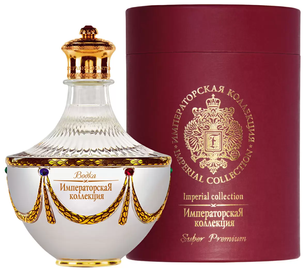 Водка Императорская Коллекция Графин 0.7 л Gift Box