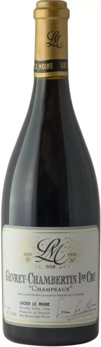 Вино Lucien Le Moine Gevrey-Chambertin 1er Cru Champeaux 2018 г. 0.75 л
