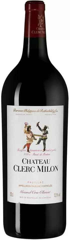 Вино Chateau Clerc Milon Grand Cru Classe Pauillac 2008 г. 1.5 л