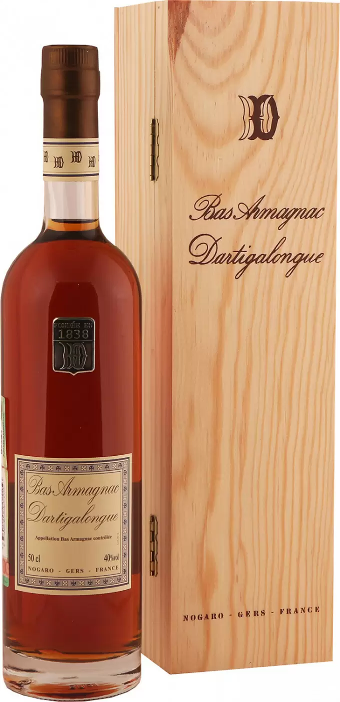 Арманьяк Dartigalongue Bas Armagnac 1986 г. 0.5 л Gift Box