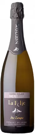 Игристое вино Domaine de Nerleux La Folie des Loups Cremant de Loire 0.75 л