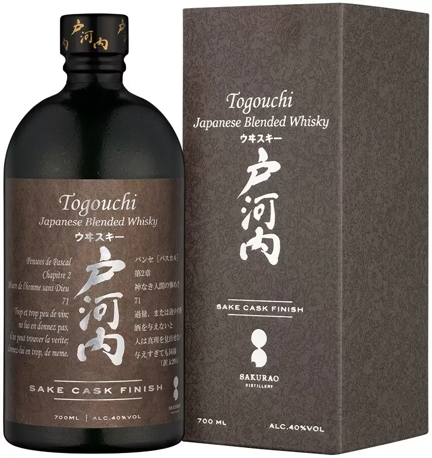 Виски Togouchi Sake Cask Finish 0.7 л Gift Box
