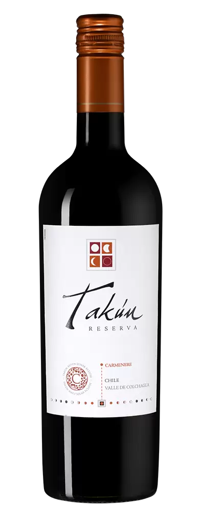 Вино Takun Carmenere Reserva 2019 г. 0.75 л