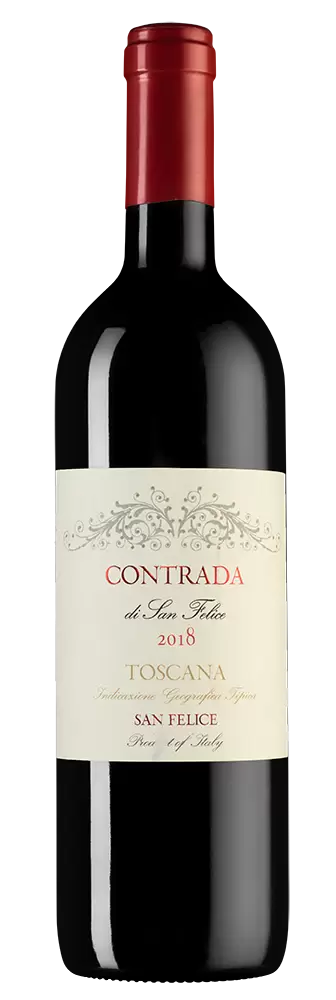 Вино Contrada di San Felice Rosso 2018 г. 0.75 л