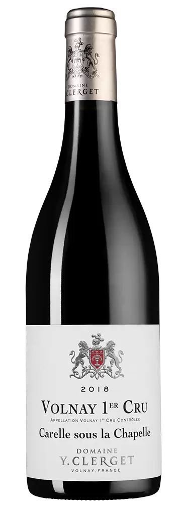 Вино Domaine Yvon Clerget Volnay Premier Cru Carelle sous la Chapelle 2018 г. 0.75 л