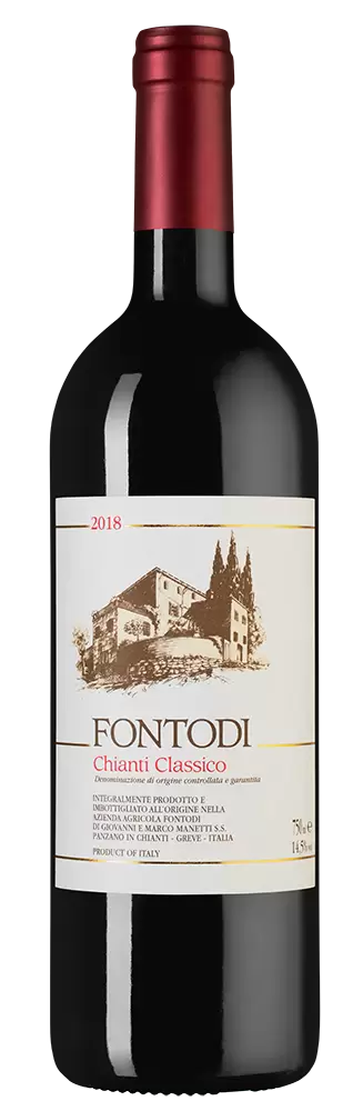 Вино Fontodi Chianti Classico 2018 г. 0.75 л
