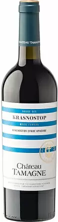Вино Chateau Tamagne Krasnostop 0.75 л