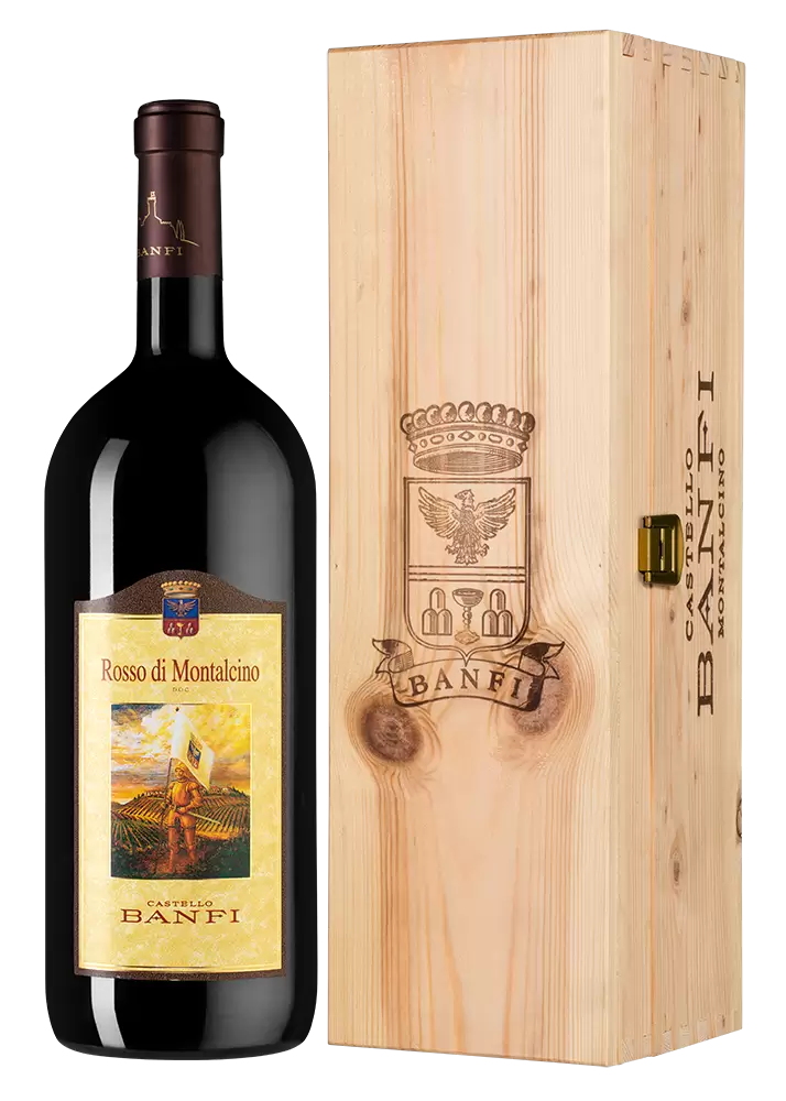 Вино Castello Banfi Rosso di Montalcino 1.5 л Gift Box