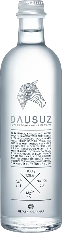 Вода негазированная Dausuz Glass 0.5 л