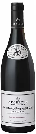 Вино Aegerter Pommard 1er Cru Les Rugiens 2016 г. 0.75 л